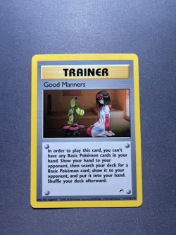 Pokemon TCG - Good Manners - Gym Heroes - 111/132 Unlimited 1999-2000 - Image 1