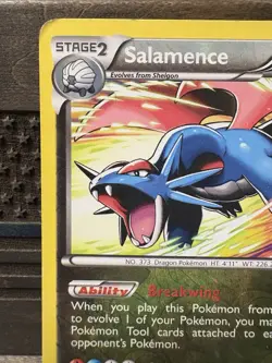 MP Salamence 64/101 Holo Rare Reverse Holo Pokemon Plasma Blast - Image 2