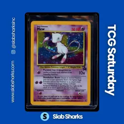 1999 POKEMON WIZARDS BLACK STAR PROMO 2000 POKEMON LEAGUE #9 MEW HOLO - Image 1