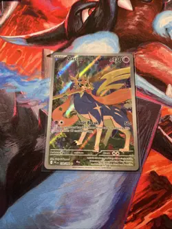 Zacian 100/094 Phantasmal Flames Pokemon Engilsh Illustration Rare NM - Image 1