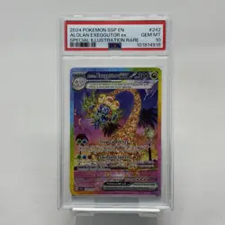 Pokemon TCG Alolan Exeggutor EX 242/191 Scarlet & Violet Surging Sparks PSA 10 - Image 1