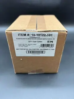Pokemon Team Rocket's Mewtwo EX League Battle Deck 6 Box Case Factory Sealed - Image 1