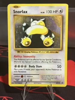 Pokemon TCG: Snorlax XY179 - Black Star Promo - Holo w/Small Swirl - - Image 1