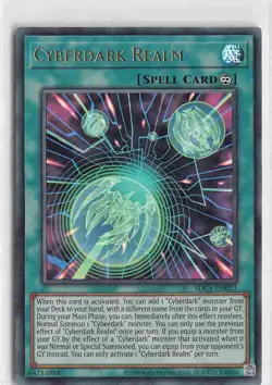 Structure Deck: Cyber Strike Ultra Rare SDCS-EN023 Cyberdark Realm - Image 1