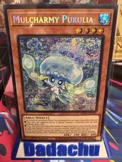 Yugioh Mulcharmy Purulia MP25-EN085 Prismatic Secret Rare 1st Edition NM - Image 1