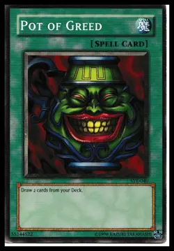 Pot of Greed SYE-040 YuGiOh Starter Deck: Yugi Evolution - Image 1