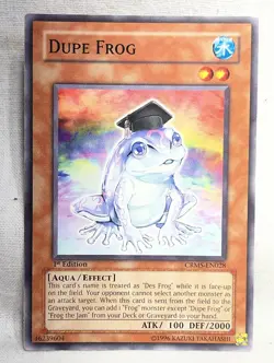 3x Dupe Frog CRMS-EN028 Crimson Crisis 1st Edition LP Playset - Image 2