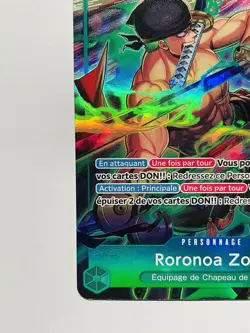 CARTE ONE PIECE TCG - Roronoa Zoro TR Treasure Rare FR MINT Alternate Art OP11 - Image 5