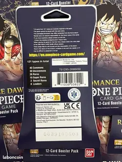 One Piece Romance Dawn English OP-01 Sleeved Blister Booster - Neuf - Image 2