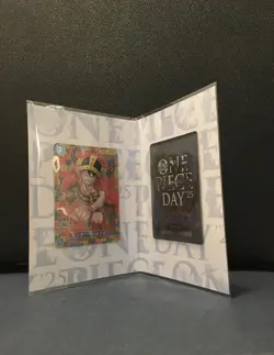 ONE PIECE card "Lego Luffy" - ONE PIECE DAY 25 promo Luffy P-110 2025 sealed - Image 1