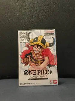 ONE PIECE card "Lego Luffy" - ONE PIECE DAY 25 promo Luffy P-110 2025 sealed - Image 2