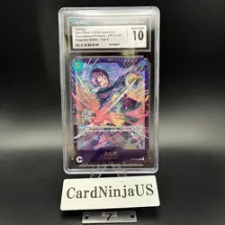 CGC GEM MINT 10 Tashigi OP12-031 Promo Flagship Battle One Piece Card Game 7 - Image 1
