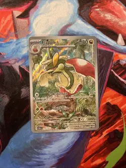 Pokemon TCG Flapple Full Art Holo Illustration Card 210/191 Surging Sparks - Image 1