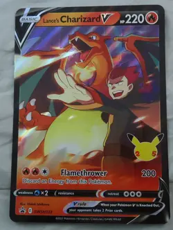 Pokemon Jumbo Oversized Promo Card Charizard V SWSH133 - Image 1