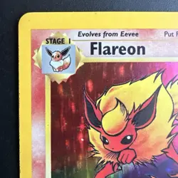 Flareon 3/64 Holo Rare Jungle Pokemon Card - Image 2