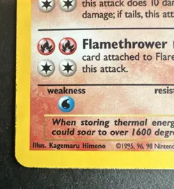Flareon 3/64 Holo Rare Jungle Pokemon Card - Image 5
