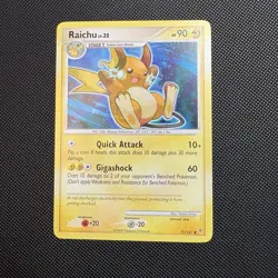 Raichu 77/147 2009 Supreme Victors Set Pokemon Card TCG Non Holo Uncommon - NM - Image 1