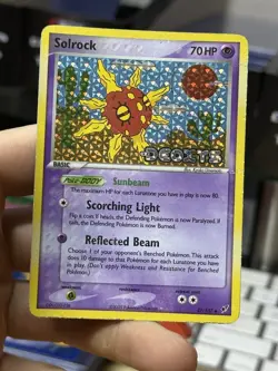 Solrock 47/107 EX Deoxys 2005 Reverse Holo Pokemon Card TCG - Image 3