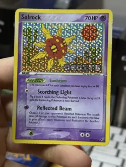 Solrock 47/107 EX Deoxys 2005 Reverse Holo Pokemon Card TCG - Image 4