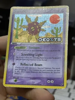 Solrock 47/107 EX Deoxys 2005 Reverse Holo Pokemon Card TCG - Image 5