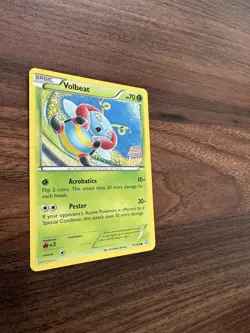 Volbeat 17/160 - LP - XY Primal Clash Pokemon Card - Tomokazu Komiya Art NM - Image 3