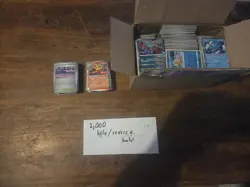 Pokemon Card Bulk Lot 2000 Holo/Reverse Holo Only No Energy - Image 1