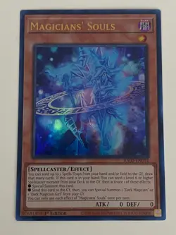 Yugioh - Magicians' Souls - 1st Edition Ultra Rare NM - Free Holo Card A - Image 1