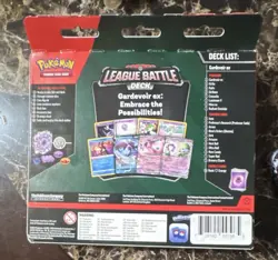 Pokemon League Battle Deck Gardevoir ex Sealed 60 Card Deck Foil Dice Box - Image 2