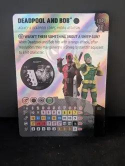 Marvel Heroclix Deadpool and Bob #L049 Legacy Card Deadpool Weapon X - Image 1