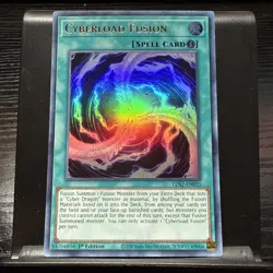 Yugioh - Cyberload Fusion - Ultra Rare Holographic - 1st Edition Card - Image 2