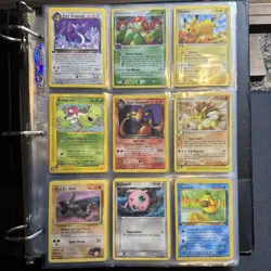 Pokemon TCG Binder Collection - 108 Cards - All Vintage - Charizard, Mew, Lugia - Image 1
