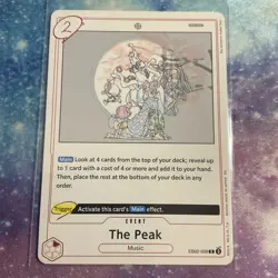 The Peak EB02-008 Foil Anime 25th Collection One Piece Card English - Image 1