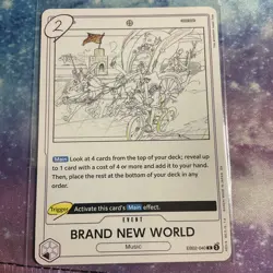 BRAND NEW WORLD EB02-040 Foil Anime 25th Collection One Piece Card English - Image 1