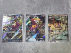 Pokemon Fuecoco & Crocalor & Skeledirge Holo AR SV1a Triplet Beat Japanese Card - Image 1