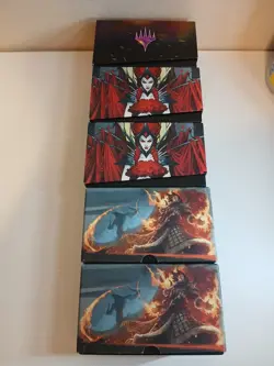 Magic the Gathering Empty Box Lot Deck and Card Storage - Image 1