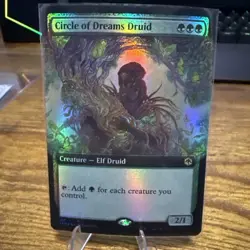 Adventures In The Forgotten Realms NM Foil Extended Art Circle Of Dreams Druid - Image 1