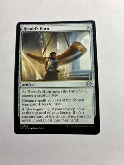 Herald's Horn - Commander: The Lost Caverns of Ixalan MTG Plus Bonus Rare!!! - Image 1