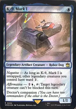 K-9, Mark I (Surge Foil) Foil R Universes Beyond: Doctor Who 652 NM - Image 1