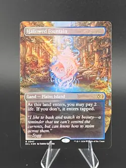 Hallowed Fountain (Borderless) Lorwyn Eclipsed Foil - Image 1