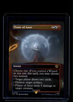 MTG Flame of Anor (Borderless) #406 Rare The Lord of the Rings - Image 1