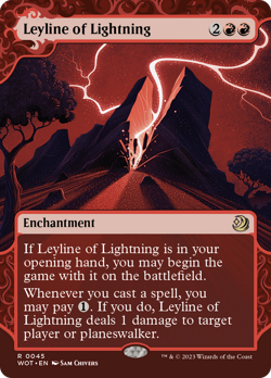 Leyline of Lightning (FOIL) x1 - MTG Wilds of Eldraine: Enchanting Tales WOT #45 - Image 1