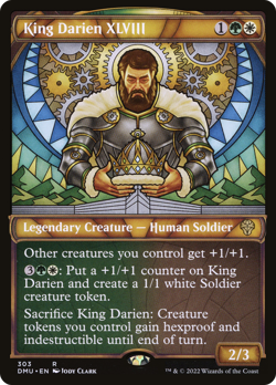 King Darien XLVIII (FOIL) x1 - MTG Dominaria United DMU #303 - Image 1