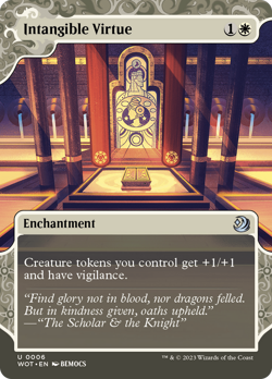 Intangible Virtue (REGULAR) x1 - MTG Wilds of Eldraine: Enchanting Tales WOT #6 - Image 1