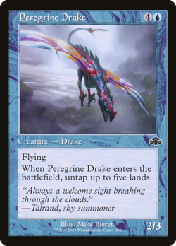 Peregrine Drake (FOIL) x1 - MTG Dominaria Remastered DMR #292 - Image 1