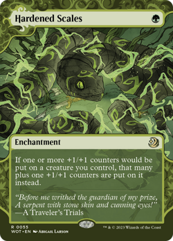 Hardened Scales (REGULAR) x1 - MTG Wilds of Eldraine: Enchanting Tales WOT #55 - Image 1