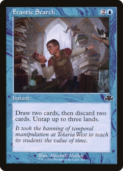 Frantic Search (FOIL) x1 - MTG Dominaria Remastered DMR #285 - Image 1