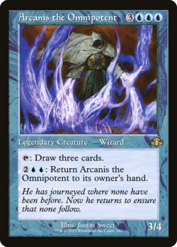 Arcanis the Omnipotent (REGULAR) x1 - MTG Dominaria Remastered DMR #280 - Image 1