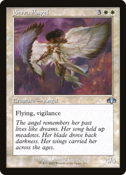 Serra Angel (REGULAR) x1 - MTG Dominaria Remastered DMR #271 - Image 1