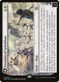 Invasion of Gobakhan // Lightshield Array (FOIL) x1 - MTG MOM #22 - Image 1