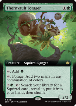 Thornvault Forager (FOIL) x1 - MTG Bloomburrow BLB #364 - Image 1